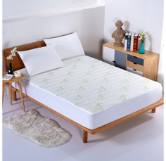 Aloe Vera Hypoallergenic Bamboo Mattress Pad product